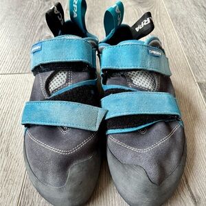 Scarpa Origin Rock Climbing Shoes - Teal and Black